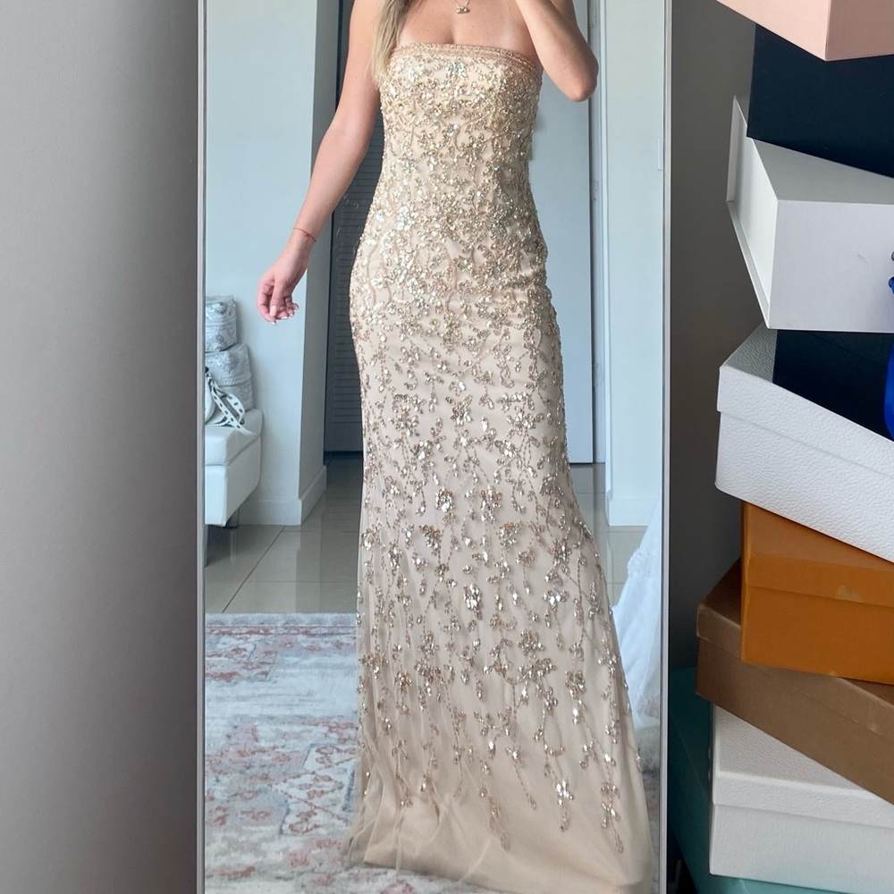 Black Label Beaded Gown